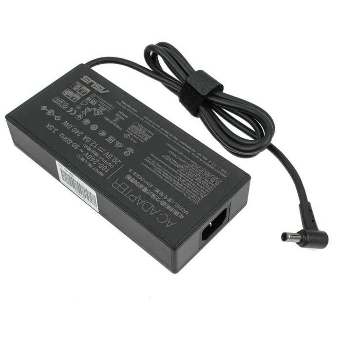 Блок живлення до ноутбуку ASUS 240W, 20V, 12A, роз'єм 6.0/3.7(pin inside), Slim-корпус (A40386) зображення 3