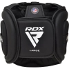 Боксерский шлем RDX Aura Plus T-17 Black Golden XL (HGR-T17BGL-XL+) изображение 5