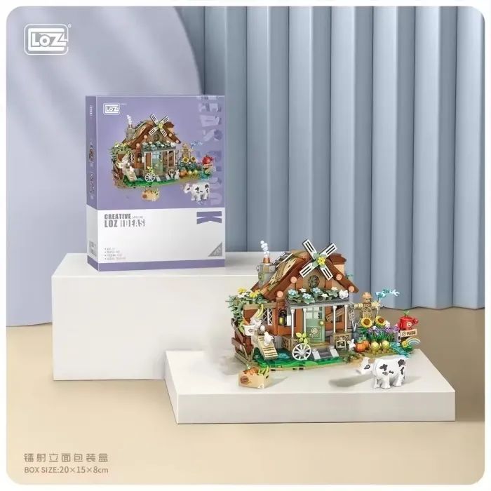 Конструктор LOZ mini Фермерский домик без фигурок (1281) изображение 2