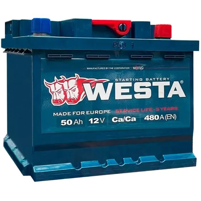 Акумулятор автомобільний Westa 6CT-50 А (0)
