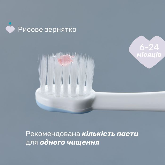 Детская зубная щетка Chicco для первых зубьев, 6-36 мес. розовая (8058664174683) (12081.00) изображение 4