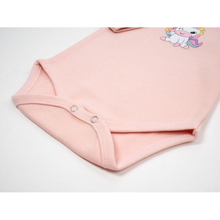 Боди детское Breeze з довгим рукавом (1027-80G-peach) изображение 4