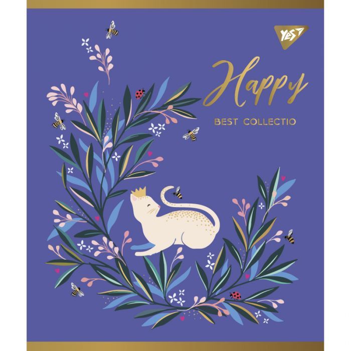 Тетрадь Yes А5 Happy 96 листов клетка (766901) изображение 3