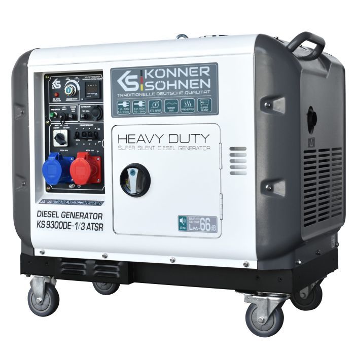 Генератор Konner&Sohnen KS 9300DE-1/3 ATSR,230V/380V,6.5/6.0kW,7.5/7.0kW,1/3 фазы, АВР(ATS), електростарт (KS9300DE-1/3ATSR) изображение 2