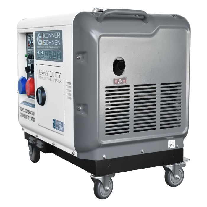 Генератор Konner&Sohnen KS 9300DE-1/3 ATSR,230V/380V,6.5/6.0kW,7.5/7.0kW,1/3 фазы, АВР(ATS), електростарт (KS9300DE-1/3ATSR) изображение 3
