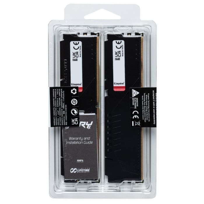 Модуль памяти для компьютера DDR5 64GB (2x32GB) 6000 MHz Beast Black XMP Kingston Fury (ex.HyperX) (KF560C30BBK2-64) изображение 6