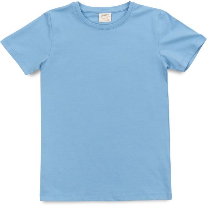 Футболка детская Lovetti базовая (3030-146-lightblue)