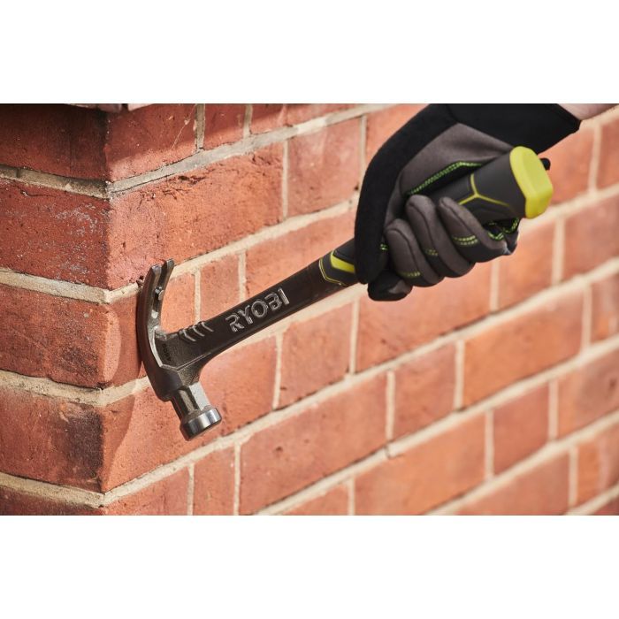Молоток Ryobi столярный RHHSCC450, 450г, магнитный держатель, рукоятка стекловолокно (5132006035) изображение 3