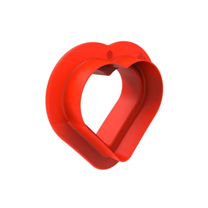Форма для выпечки Silikomart Heartix 78x70x h30 мм 6х85 мл + каттер (HEARTIX 85) изображение 3