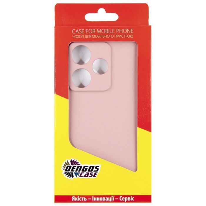 Чехол для мобильного телефона Dengos Xiaomi Redmi 13 4G Soft + Glass Pink (DG-KM-99) изображение 4