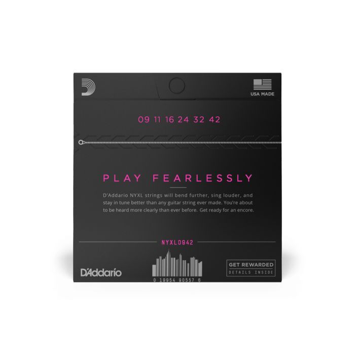 Струны для гитары D'Addario NYXL Super Light (09-42) (NYXL0942) изображение 3