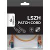 Патч-корд 1м S/FTP Cat 6A CU LSZH orange Cablexpert (PP6A-LSZHCU-O-1M) зображення 3