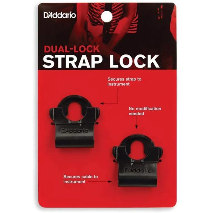 Стреплок для ремня D'Addario Dual-Lock Strap Lock (PW-DLC-01)