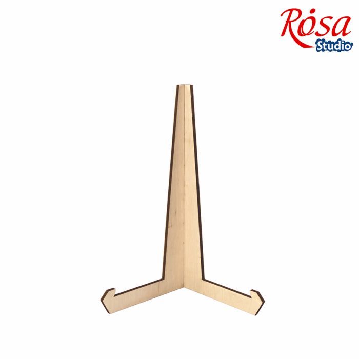 Мольберт Rosa Studio подставка Под картину/тарелку Настольный А6 Сувенирный 17 х 9 х 22 см Фанера (4823098532194)