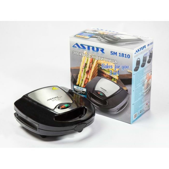Сэндвичница Astor SM1810 изображение 3