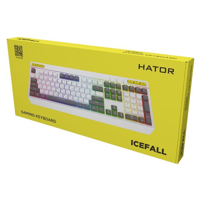 Клавиатура Hator Icefall USB White (HTK405UA) изображение 5