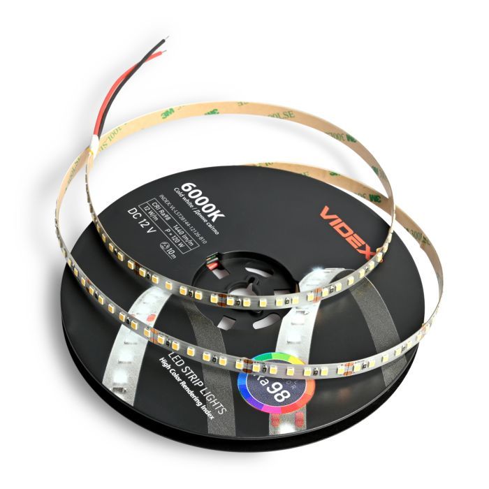 Светодиодная лента Videx DC12V 120W 10M 6000K Ra98 IP20 (VL-LST28144-12126-B10) изображение 2