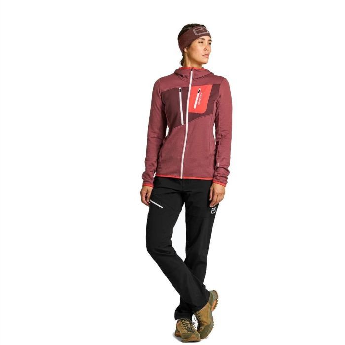Кофта Ortovox Fleece Grid Hoody Wms mountain rose - S (025.001.1152) изображение 4