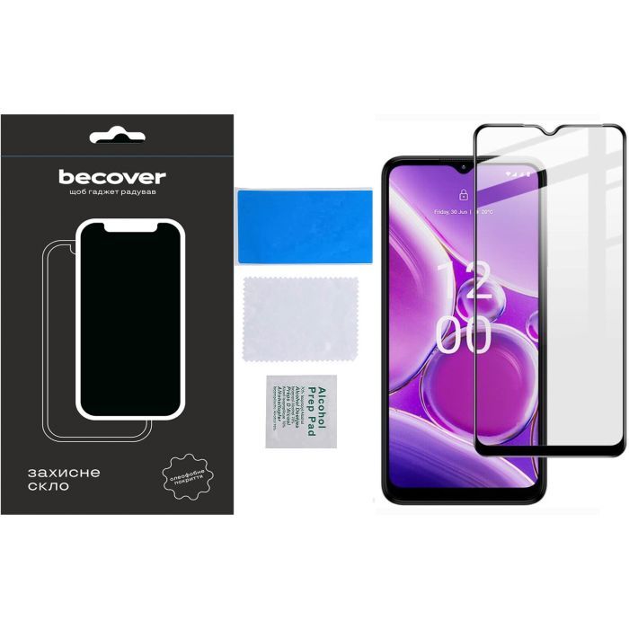 Стекло защитное BeCover Nokia G42 5G Black (710729) изображение 6