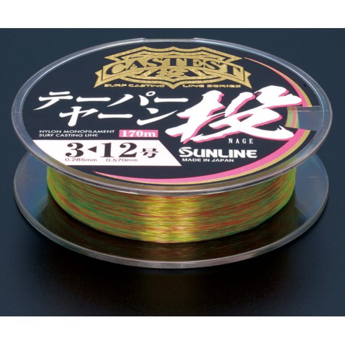 Волосінь Sunline Castest Tapered 170m конусна 0.235-0.570mm 4.0kg (1658.10.54) зображення 2