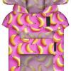 Дождевик для животных WAUDOG Clothes Накидка с капюшоном Бананы на розовом S (356-4055) изображение 4