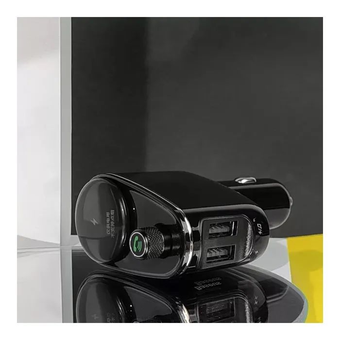 FM модулятор Baseus FM Launcher Locomotive 3.4 A 2 USB (CCHC000001) изображение 8