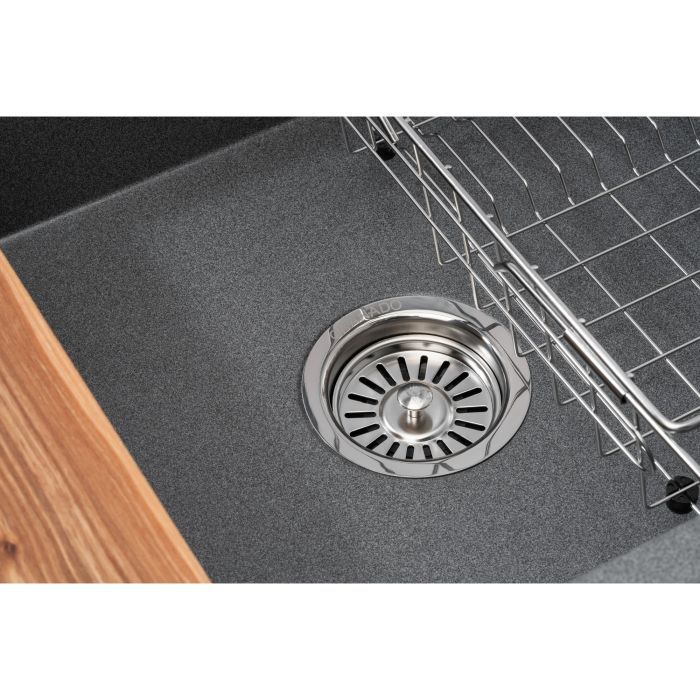 Мийка кухонна GRANADO Royal Estella grafito (+ подрібнювач Algar 1000 + змішувач Ferrol inox + дозатор Redondo inox + (ksg0309) зображення 4