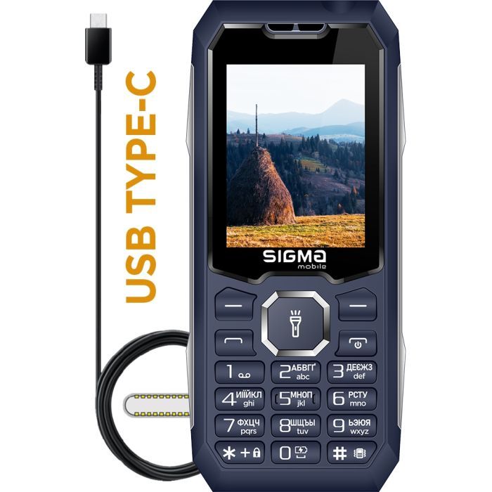Мобильный телефон Sigma X-style 341 BRO Type-C Black (4827798368411) изображение 2