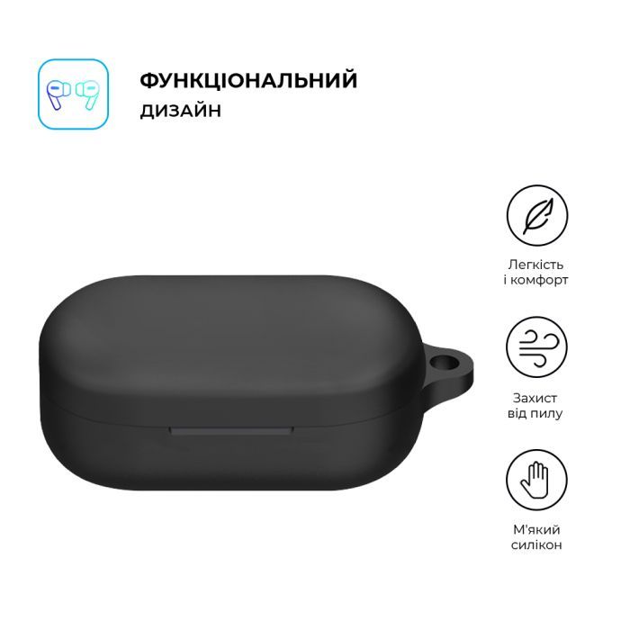 Чехол для наушников Armorstandart Hang Case для OPPO Enco Buds2 Pro Black (ARM79935) изображение 2