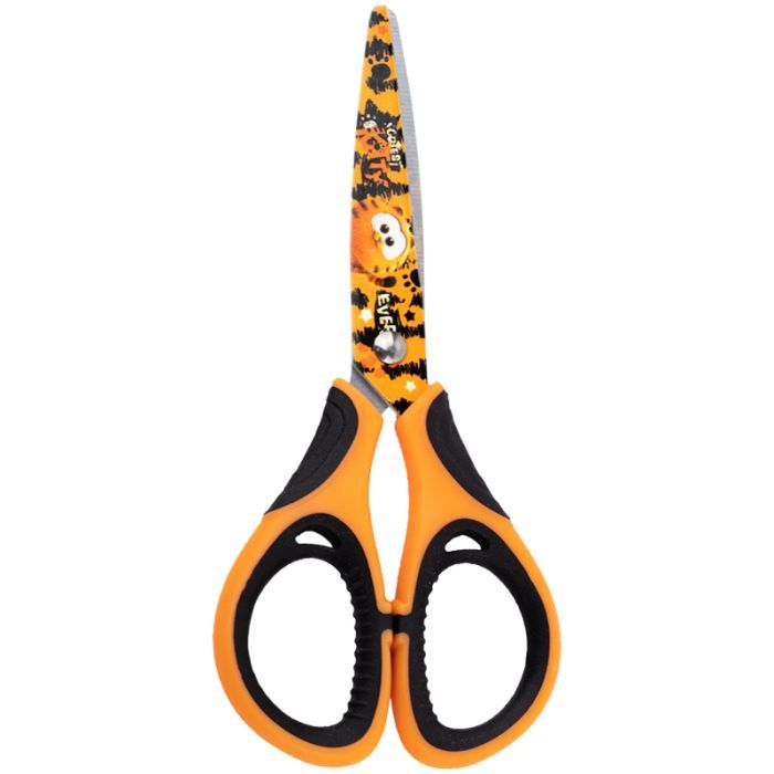 Ножницы Kite детские с резиновыми вставками и рисунком на лезвии Garfield 13 см (GF25-148) изображение 2