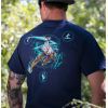 Футболка Jinx The Witcher 3 - Lion of Cintra Pocket Tee Navy, L (JINX-9466L) изображение 5