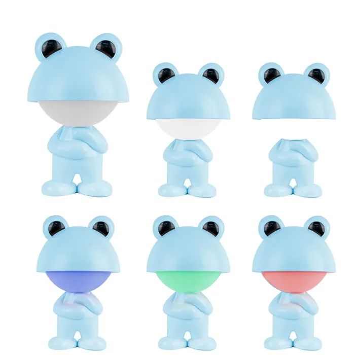 Нічник Kite Світильник LED з акумулятором Dreamy Froggy, блакитний (K25-315-3-3) зображення 4
