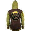 Кофта Jinx Overwatch Varsity Junkrat Zip-Up Hoodie Brown L (JINX-9351L) изображение 2