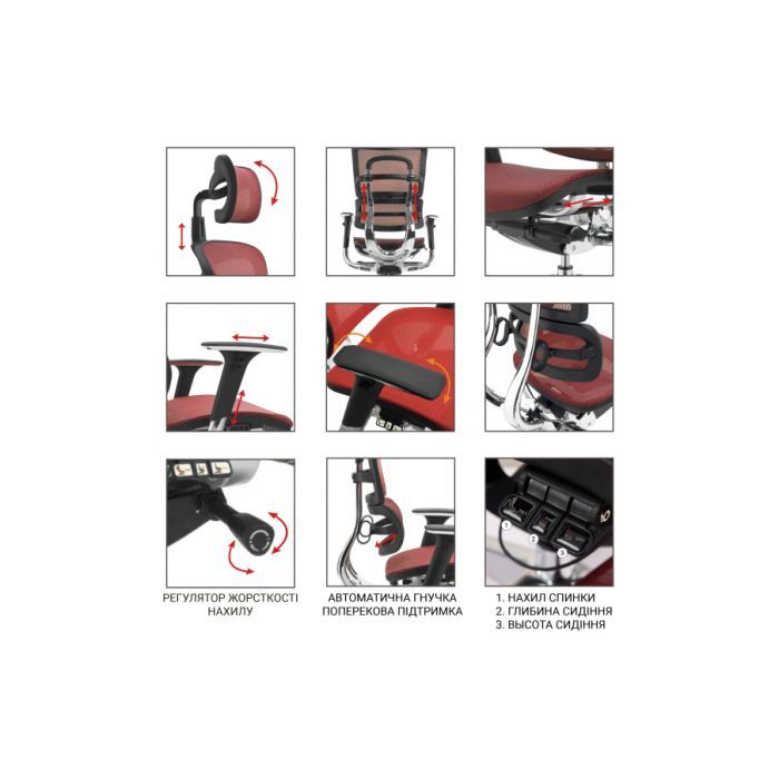 Офісне крісло GT Racer X-802L Black (X-802L Black (W-21 B-41)) зображення 10