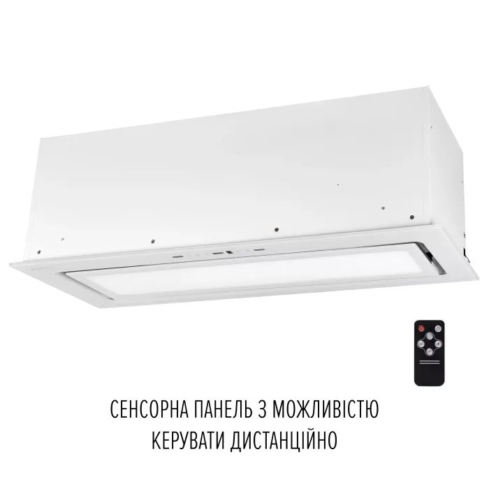 Витяжка кухонна Perfelli DESIGN VISION 9 BIANCO SILENZIO зображення 2