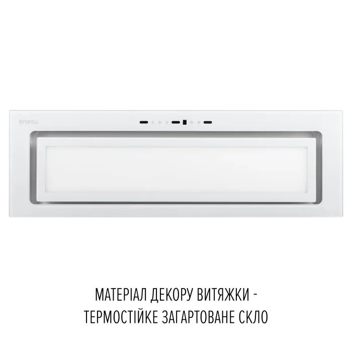 Витяжка кухонна Perfelli DESIGN VISION 9 BIANCO SILENZIO зображення 5