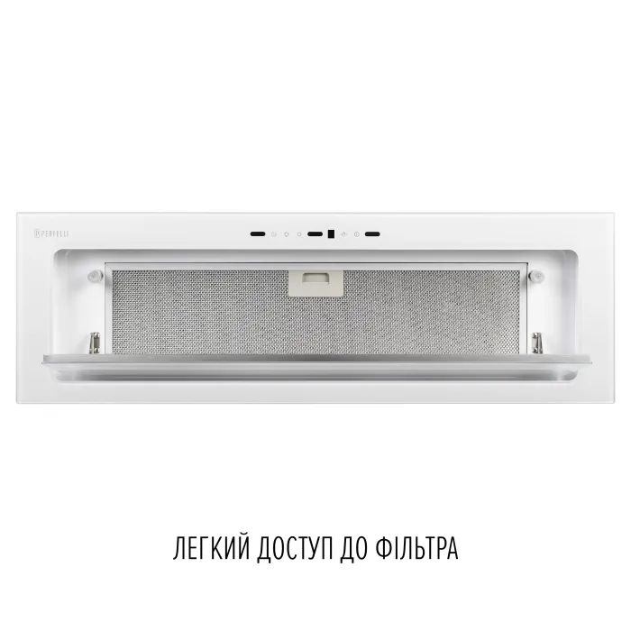 Витяжка кухонна Perfelli DESIGN VISION 9 BIANCO SILENZIO зображення 7