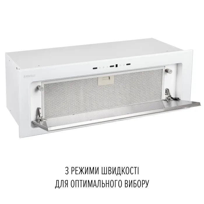 Витяжка кухонна Perfelli DESIGN VISION 9 BIANCO SILENZIO зображення 8
