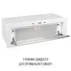 Витяжка кухонна Perfelli DESIGN VISION 9 BIANCO SILENZIO зображення 8