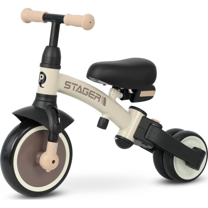 Дитячий велосипед QPlay Stager 3 в 1 з ручкою, біговел, Dark Green (T80STAGERDarkGreen) зображення 3