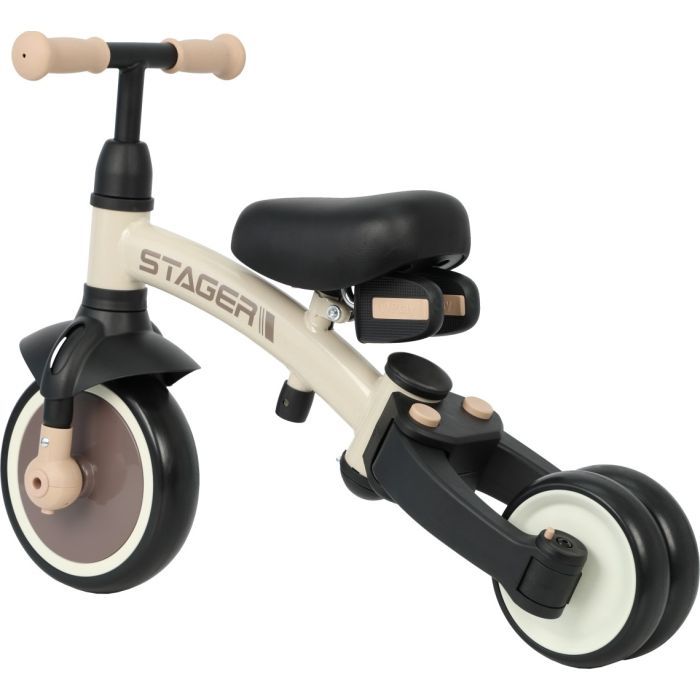 Дитячий велосипед QPlay Stager 3 в 1 з ручкою, біговел, Dark Green (T80STAGERDarkGreen) зображення 5