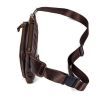 Сумка Vintage Поясная Коричневая (14738) изображение 5