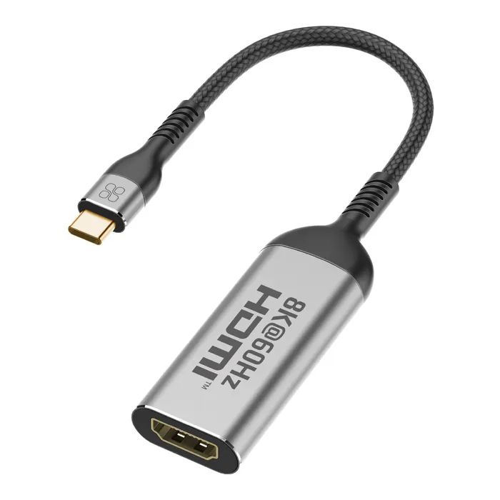 Адаптер USB-C to HDMI medialink-8k.grey Promate (medialink-8k.grey)