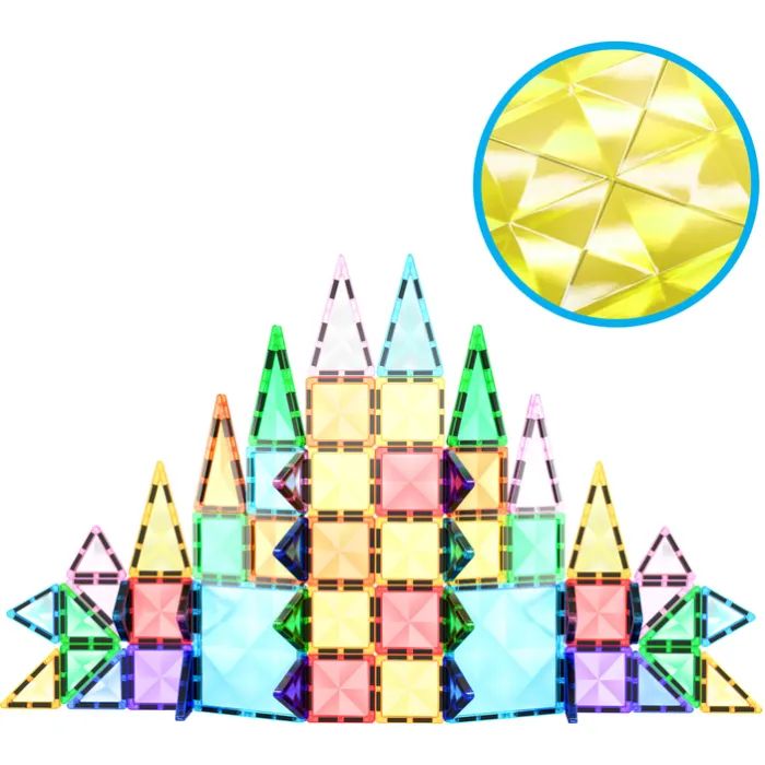 Конструктор Picasso магнітний Tiles Mini Diamond Series Set 60 деталей (817338022303) зображення 2