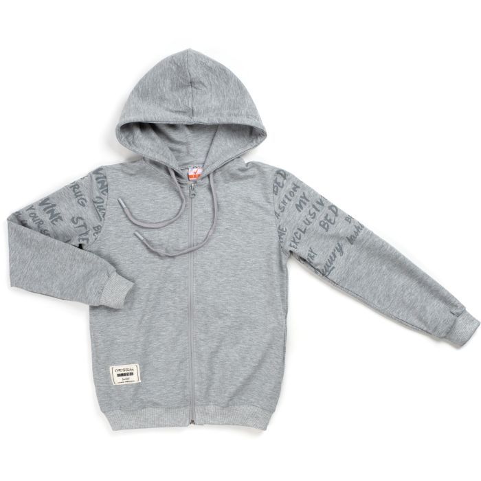 Спортивний костюм дитячий Joi на блискавці (S-243-140B-gray) зображення 2