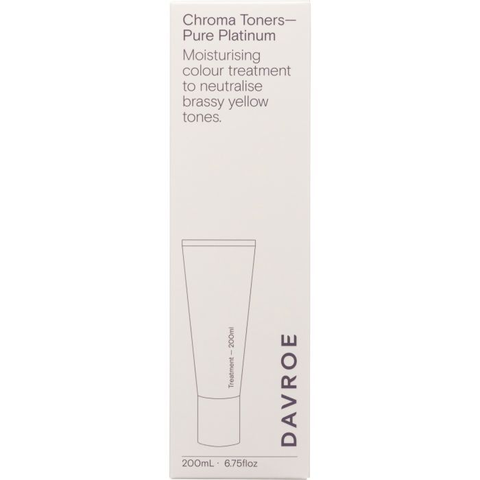 Оттеночный бальзам Davroe Chroma Colour Treatments Pure Platinum Toner 200 мл (9326123009517) изображение 2