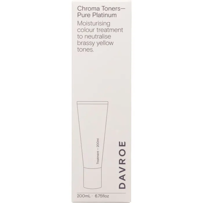 Оттеночный бальзам Davroe Chroma Colour Treatments Pure Platinum Toner 200 мл (9326123009517) изображение 2