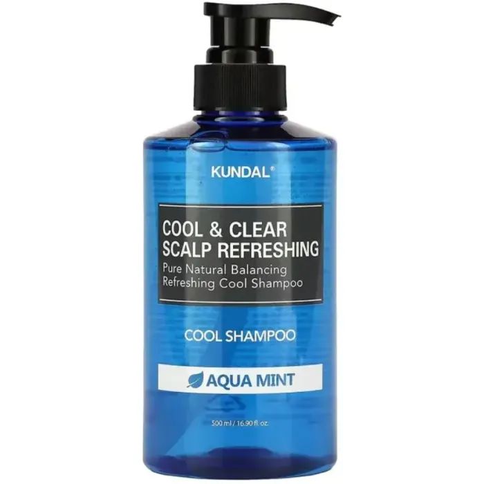 Шампунь Kundal Cool & Clear Scalp Refreshing Shampoo Aqua Mint 500 мл (8809693253265)