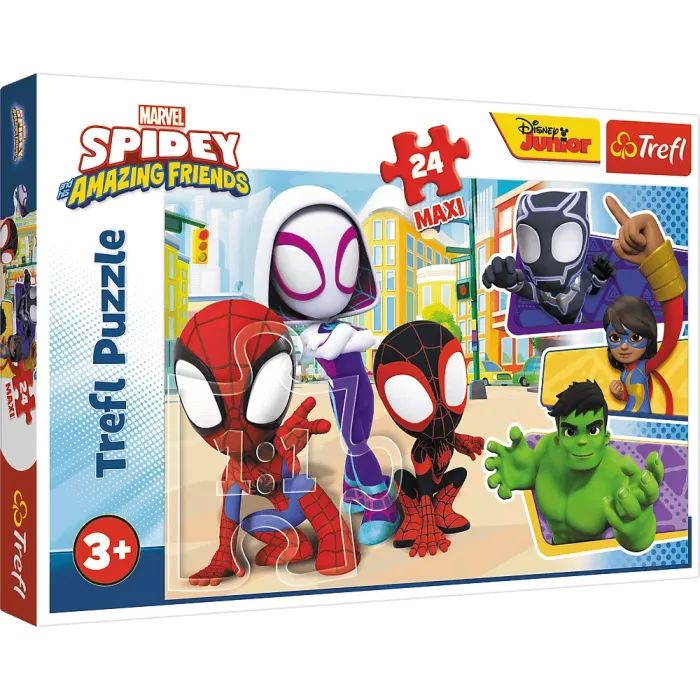 Пазл Trefl Maxi Spiderman Спайди и его друзья 24 элемента (5900511143485)