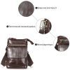 Сумка Vintage Через плечо мужская Коричневая (20097) изображение 4